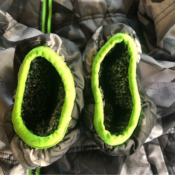 Gerry Boy’s Gray Camo Puffer Reversible Fleece Hooded Jacket Size L 14/16 Youth - Picture 12 of 16